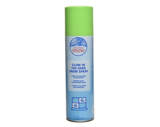 [A-027680] Sneeuwspray glow in the dark 150 ml Decoris