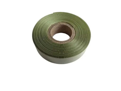 [A-028088] Zijdenlint Lintprinter Mosgroen 15mm 25 meter 