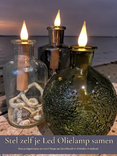 [A-028140] Stel zelf je Led Olielamp samen